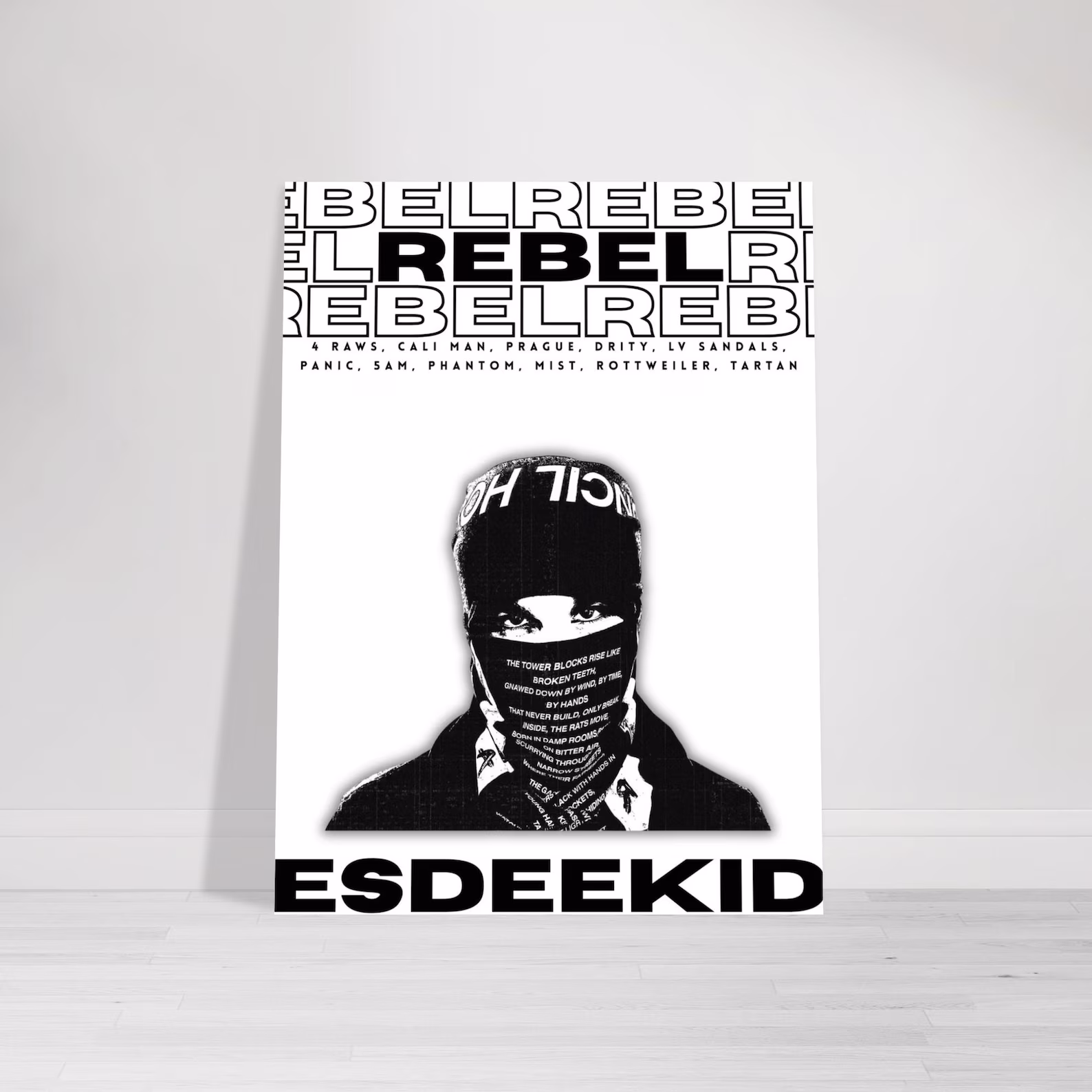 EsDeeKid concert tour poster 2026